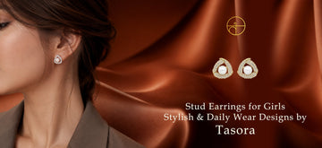 Stud Earrings for Girls – Stylish Everyday Fashion by Tasora
