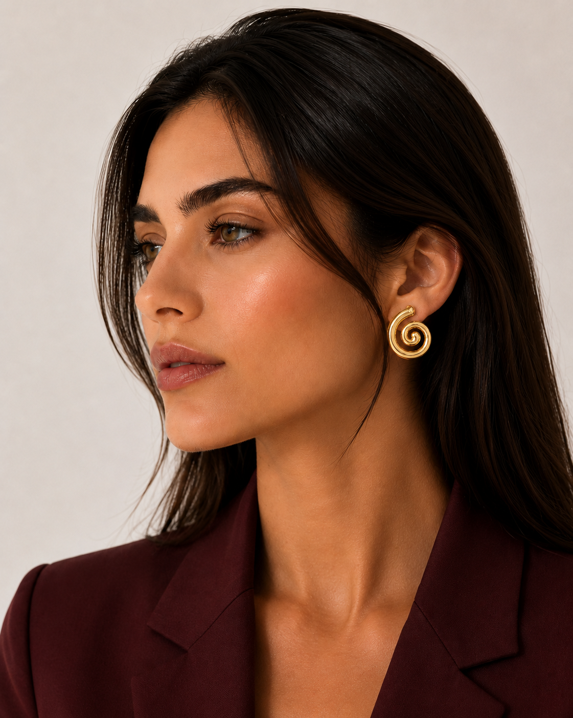 Funnel Swirl Earrings