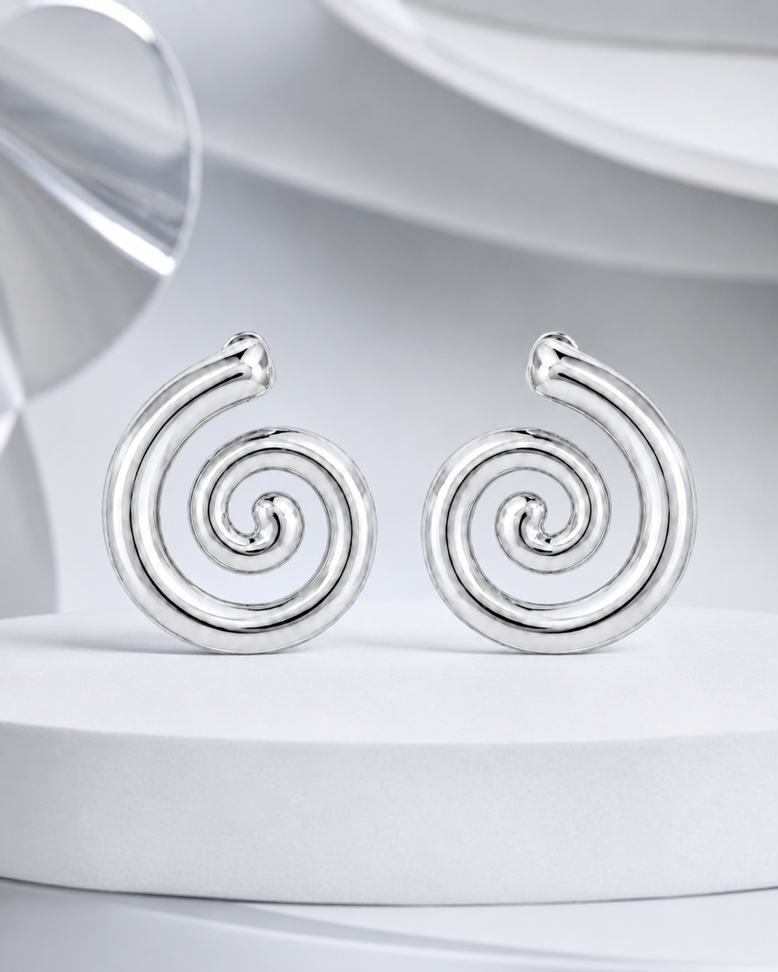 Funnel Swirl Earrings