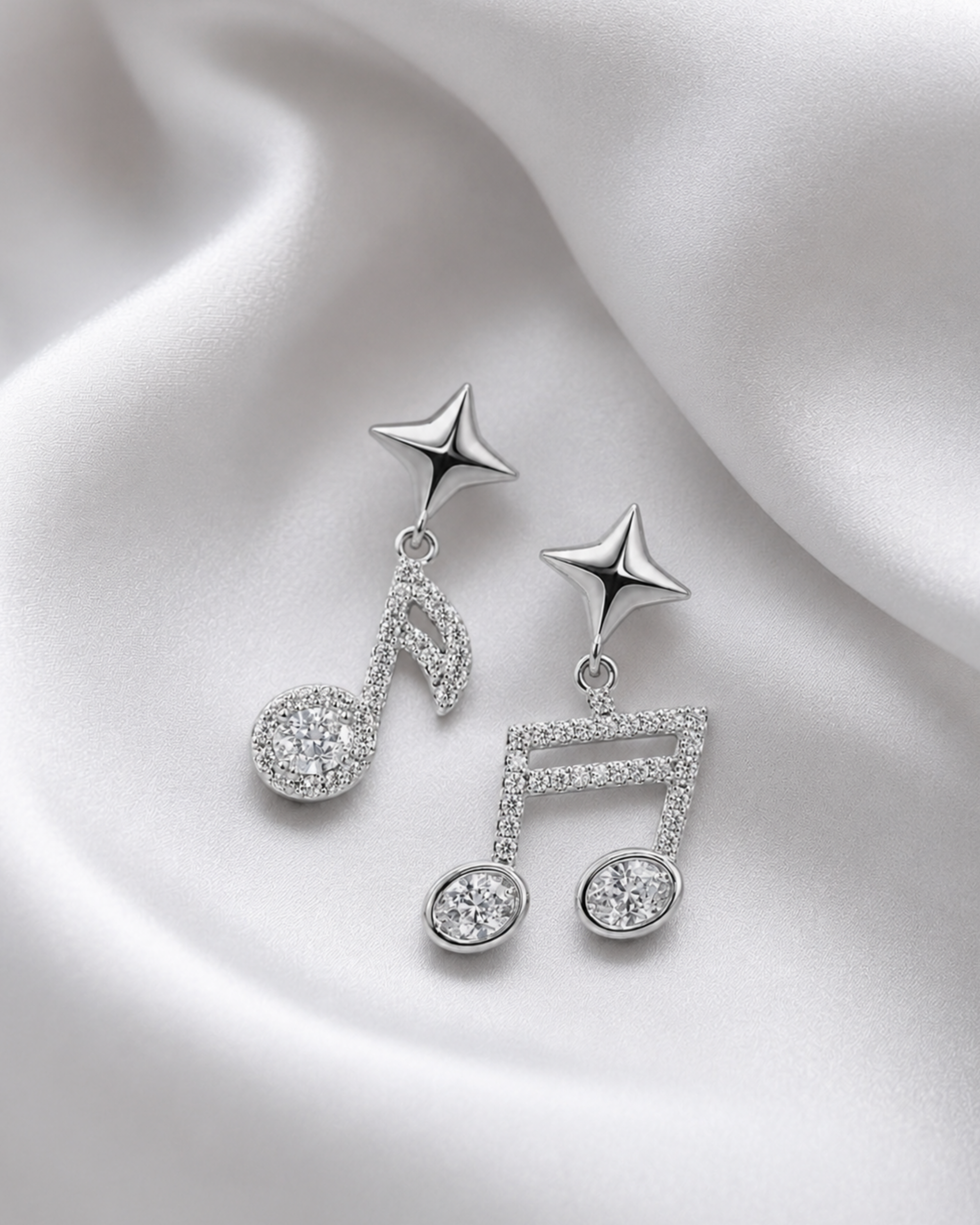 Melodia Note Earrings