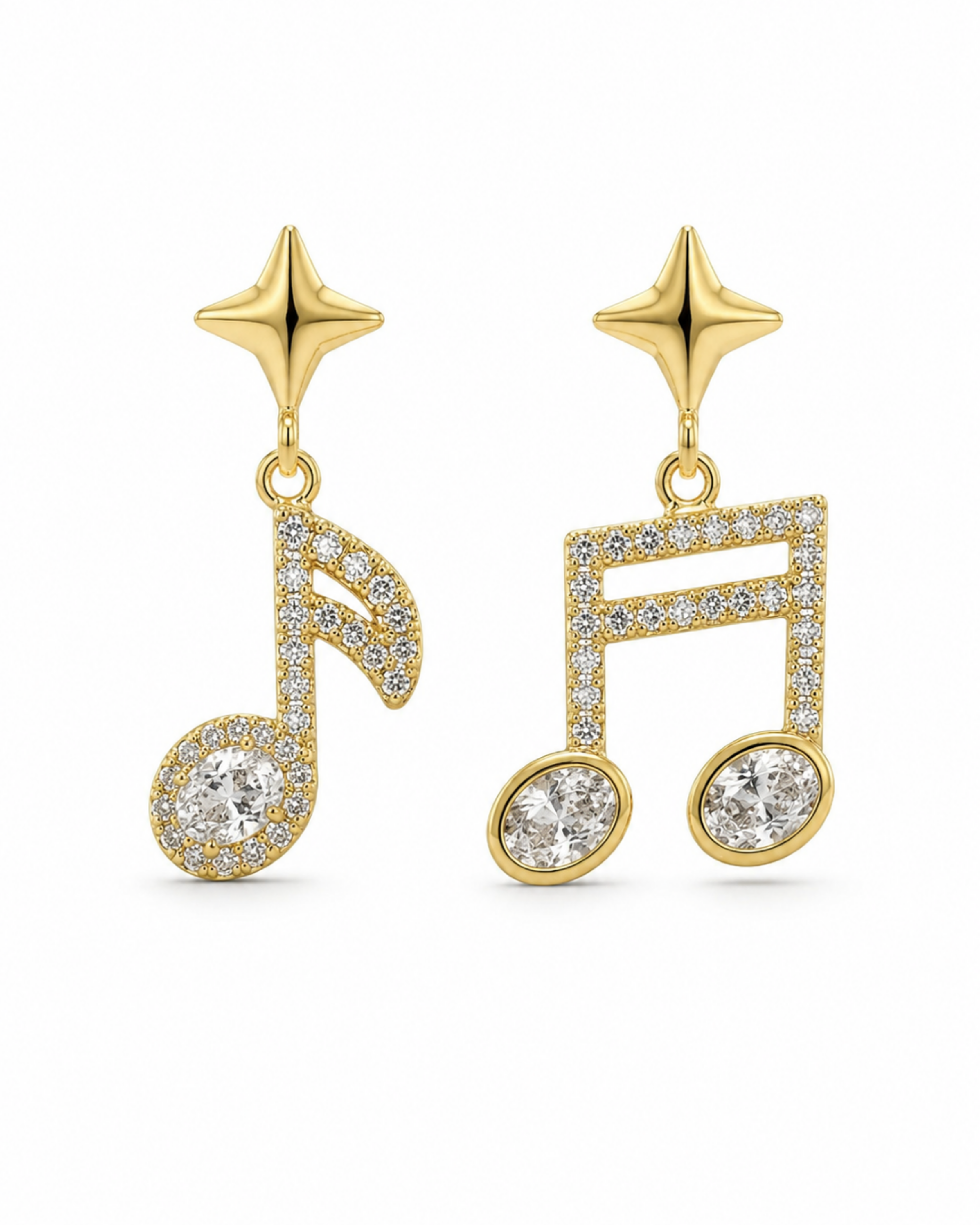 Melodia Note Earrings