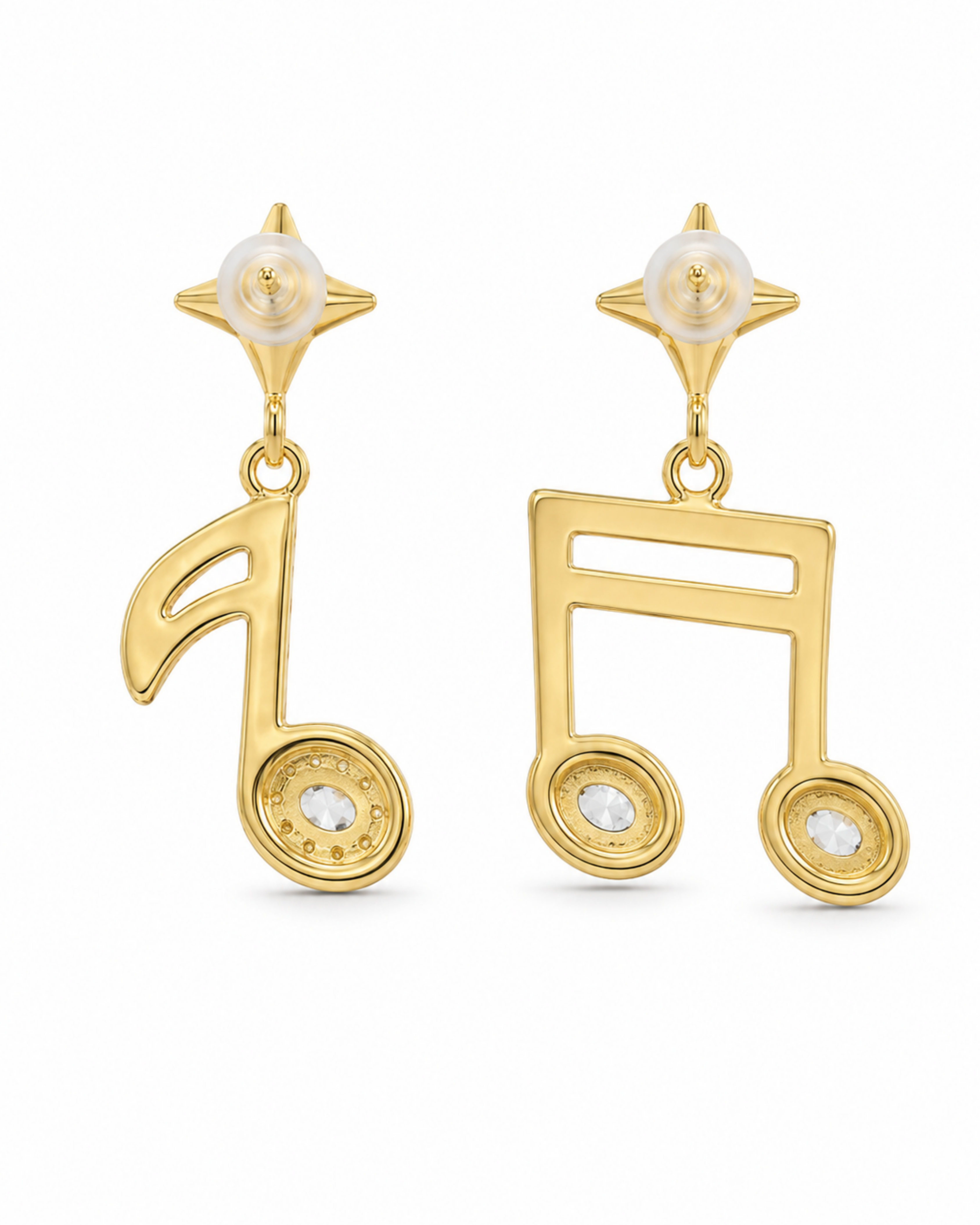 Melodia Note Earrings