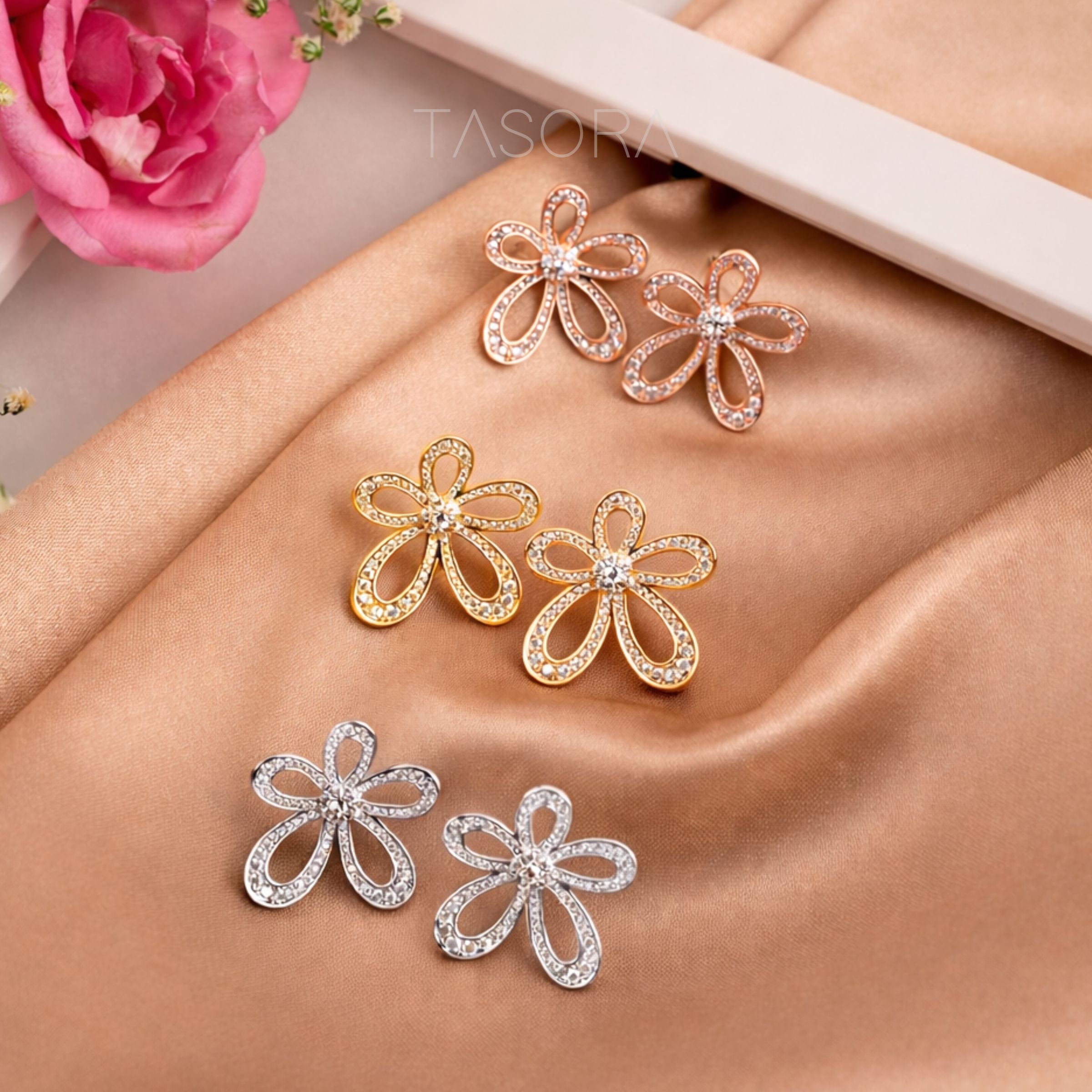 Misty Blush Earrings