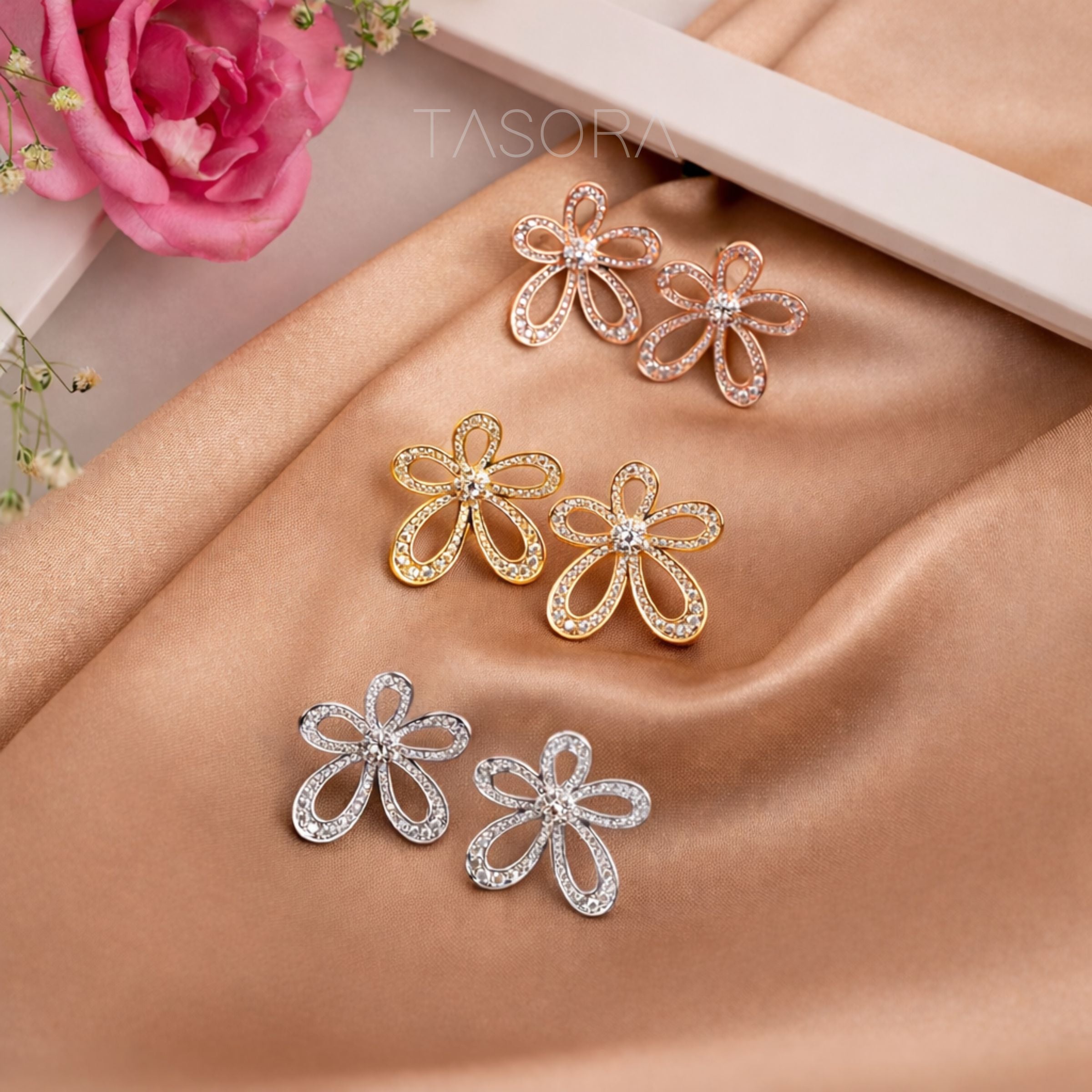 Misty Blush Earrings