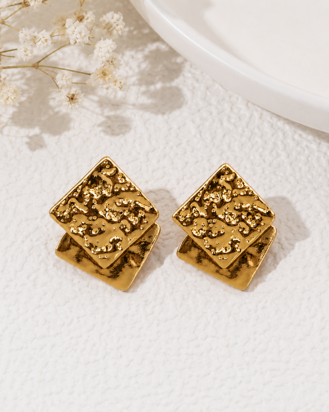 Molten Stack Earrings