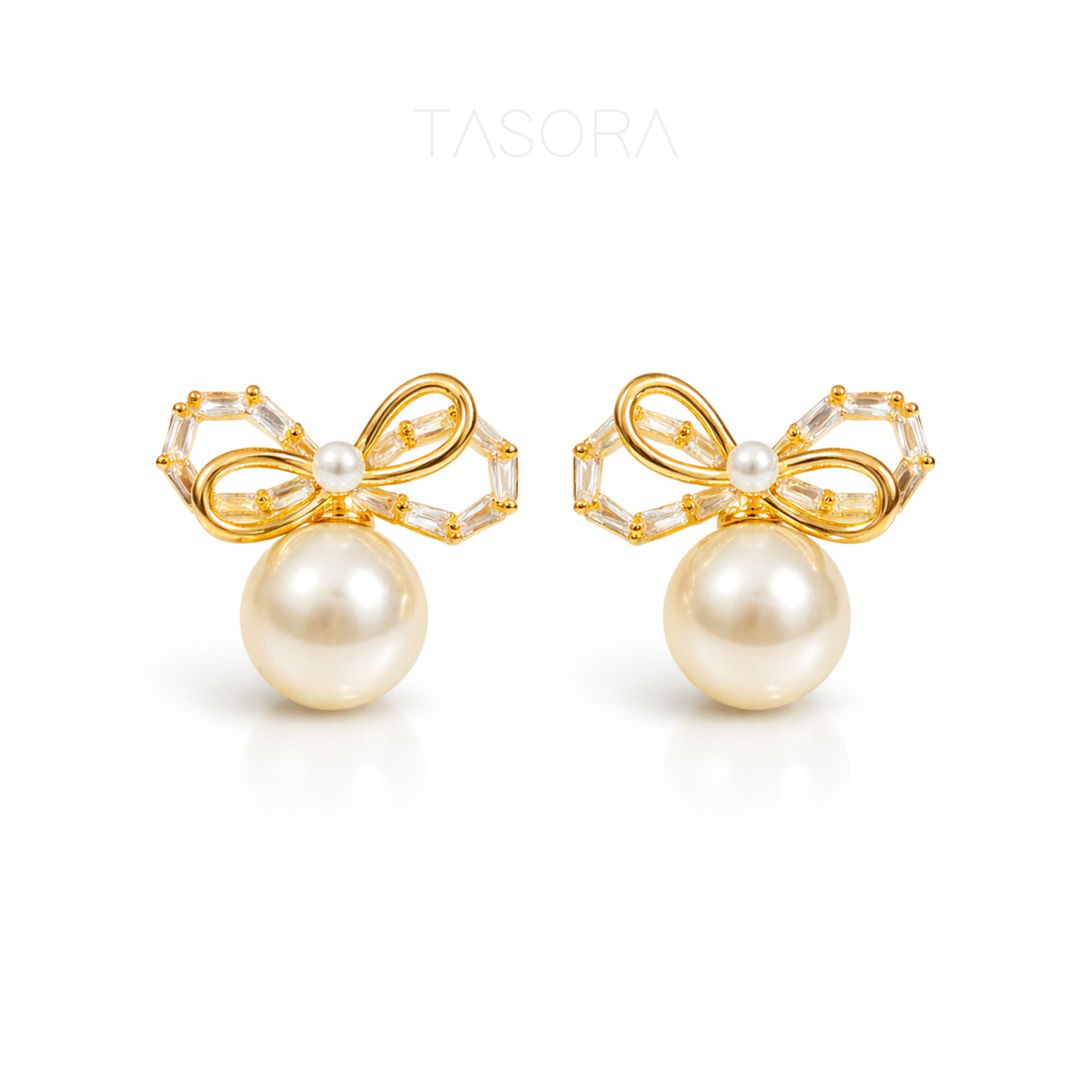 Noeud Pearl Earrings