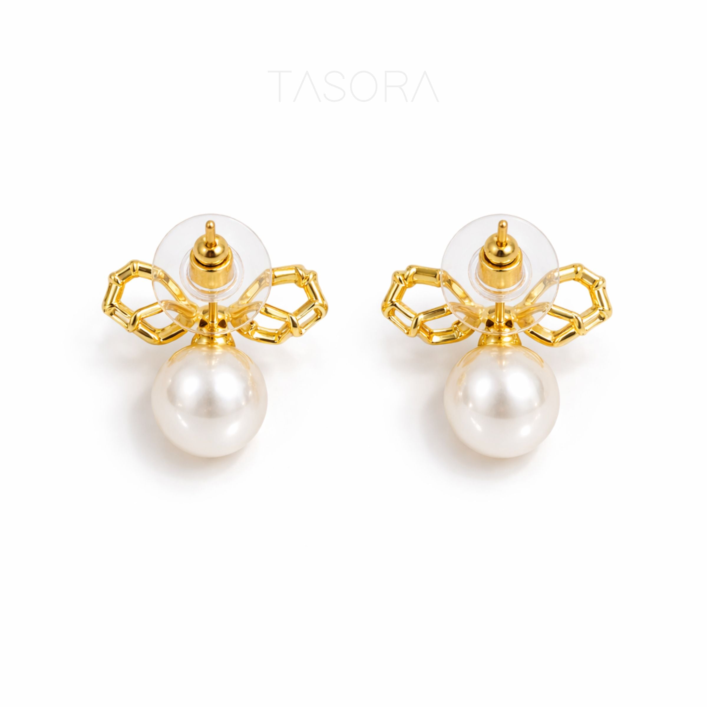 Noeud Pearl Earrings