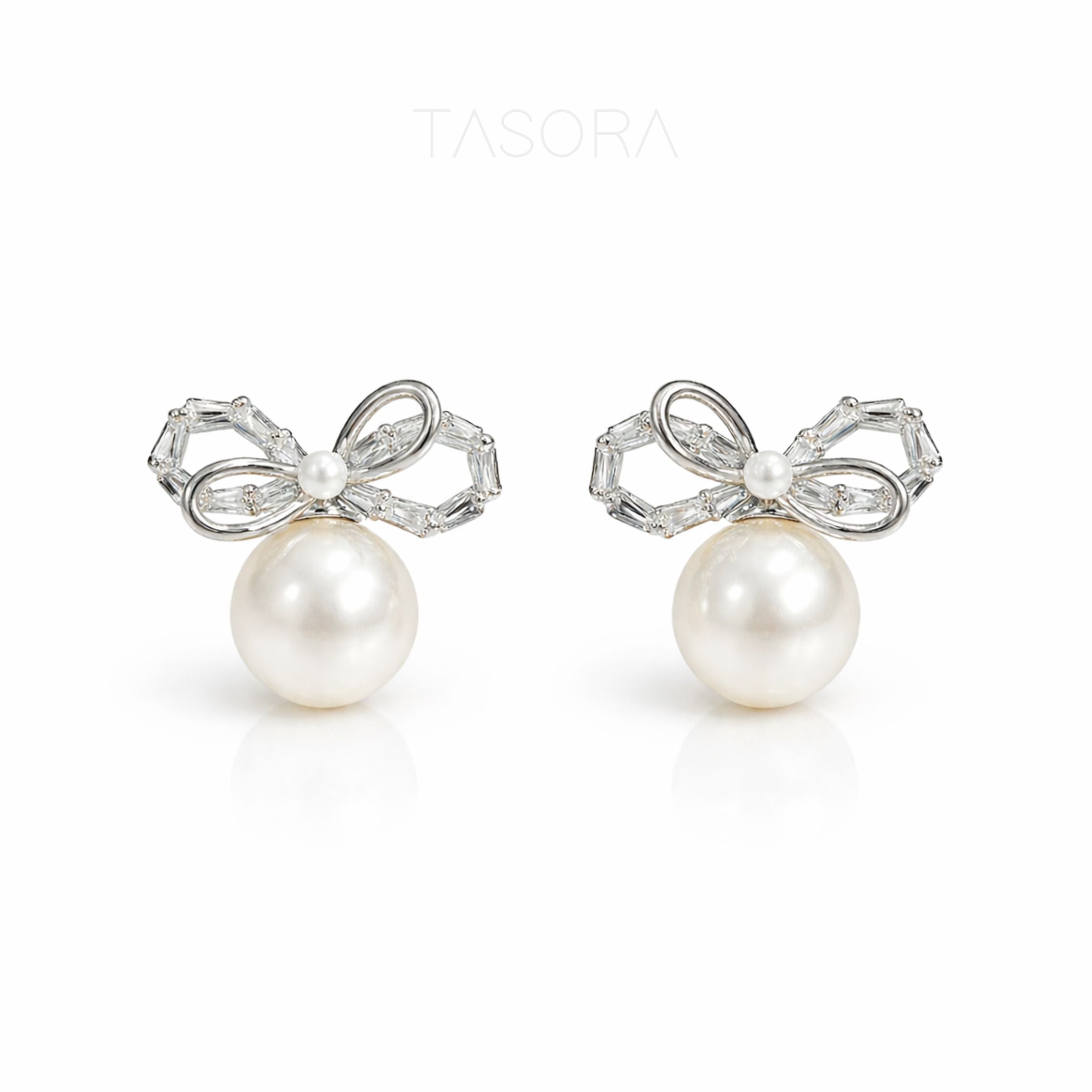 Noeud Pearl Earrings