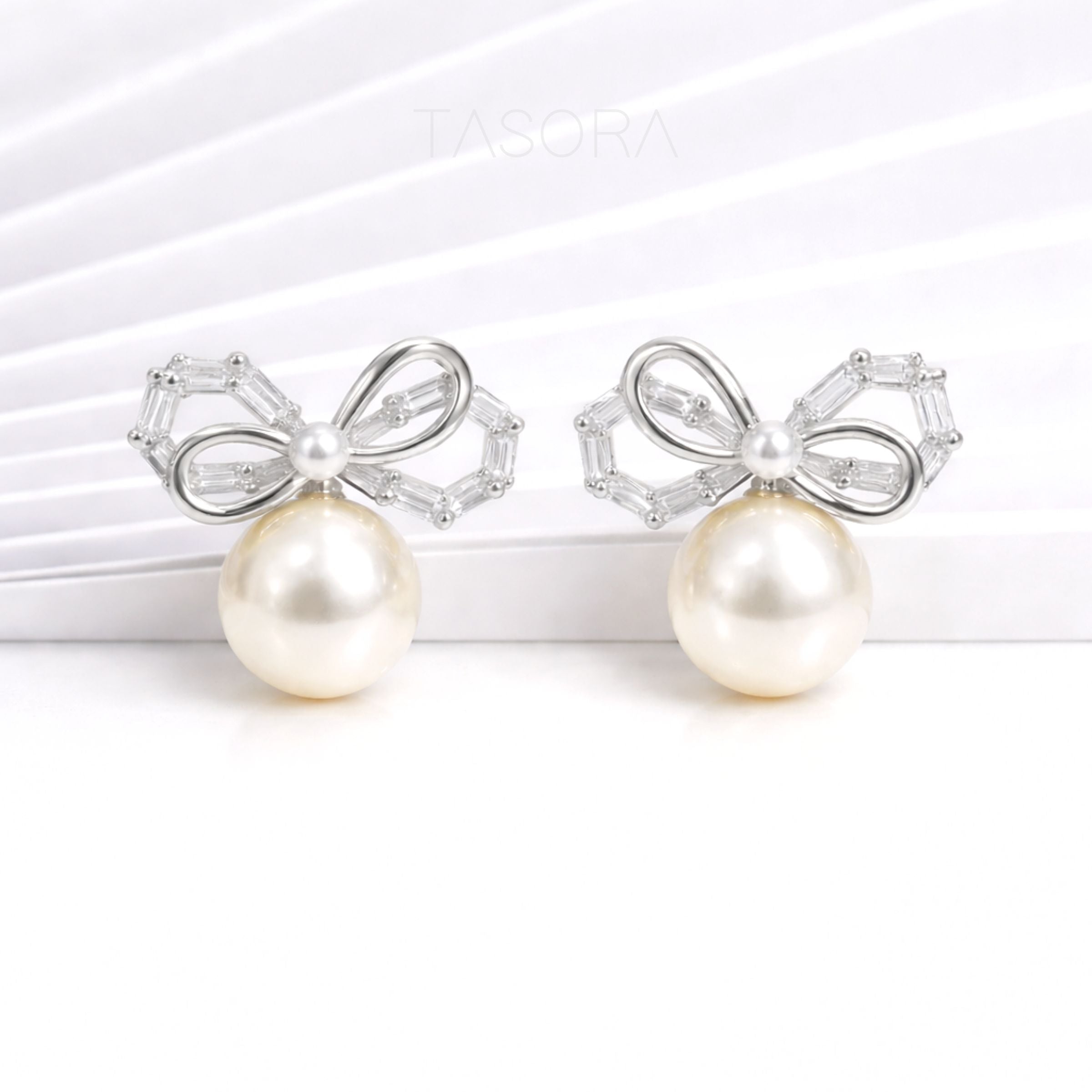 Noeud Pearl Earrings