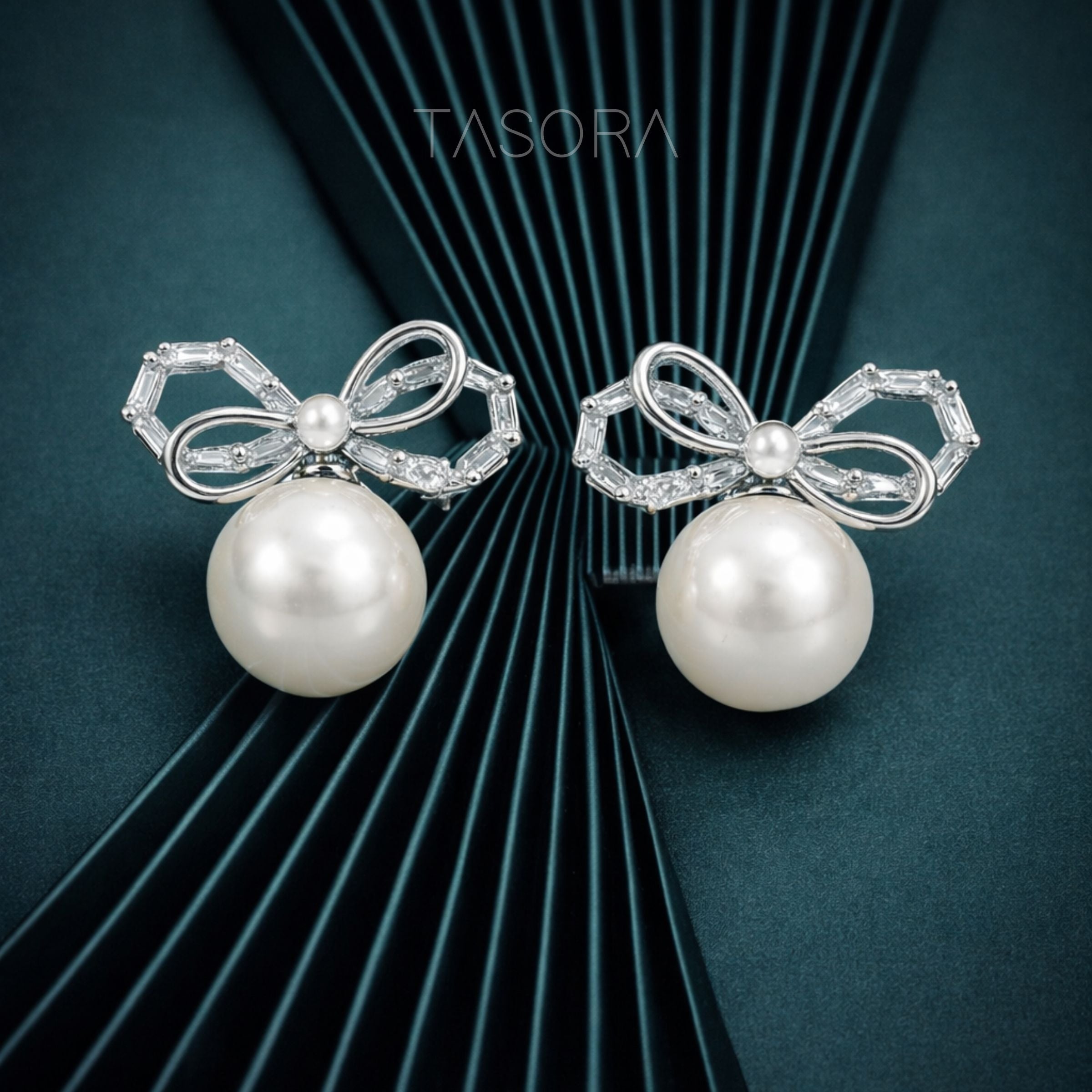 Noeud Pearl Earrings