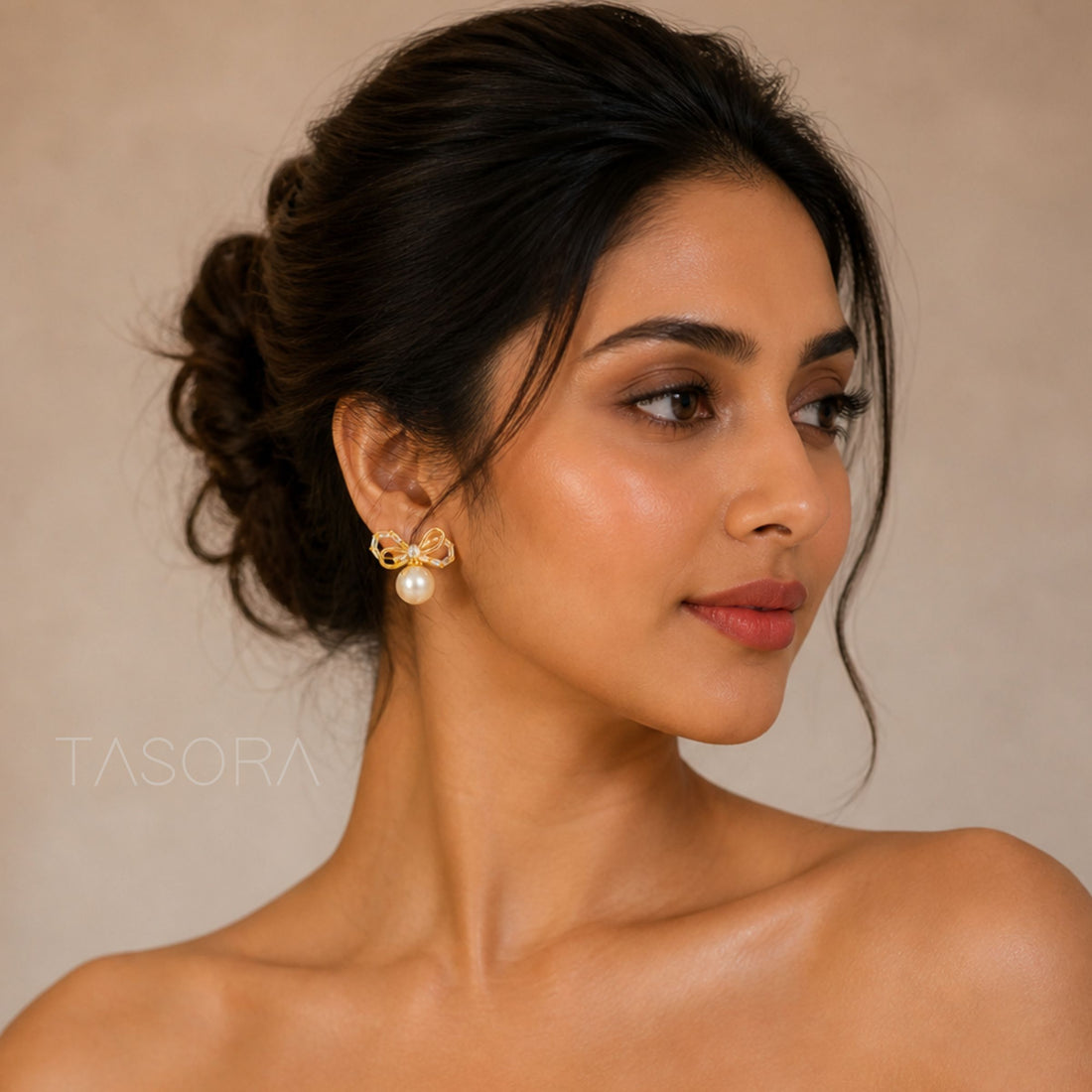 Noeud Pearl Earrings