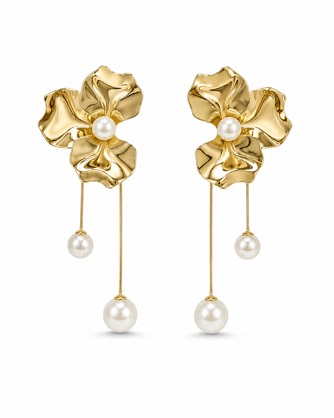 Orchid Pearls Earrings