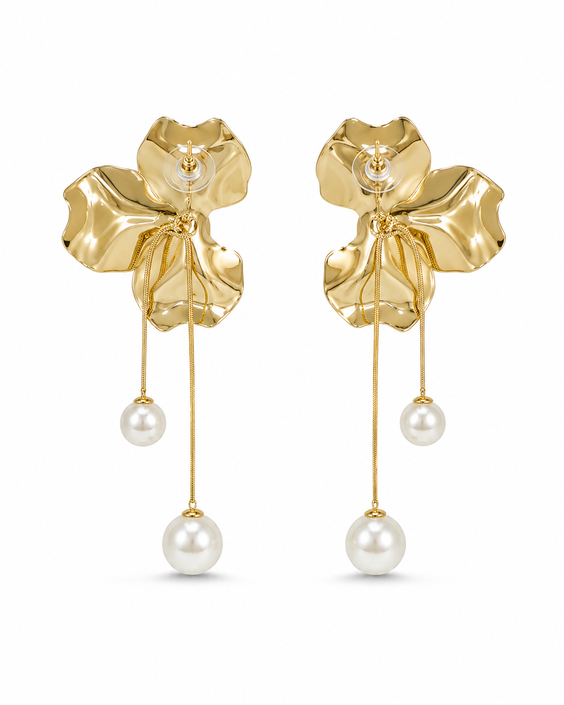 Orchid Pearls Earrings
