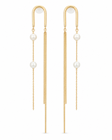 Pearl Pendulum Earrings