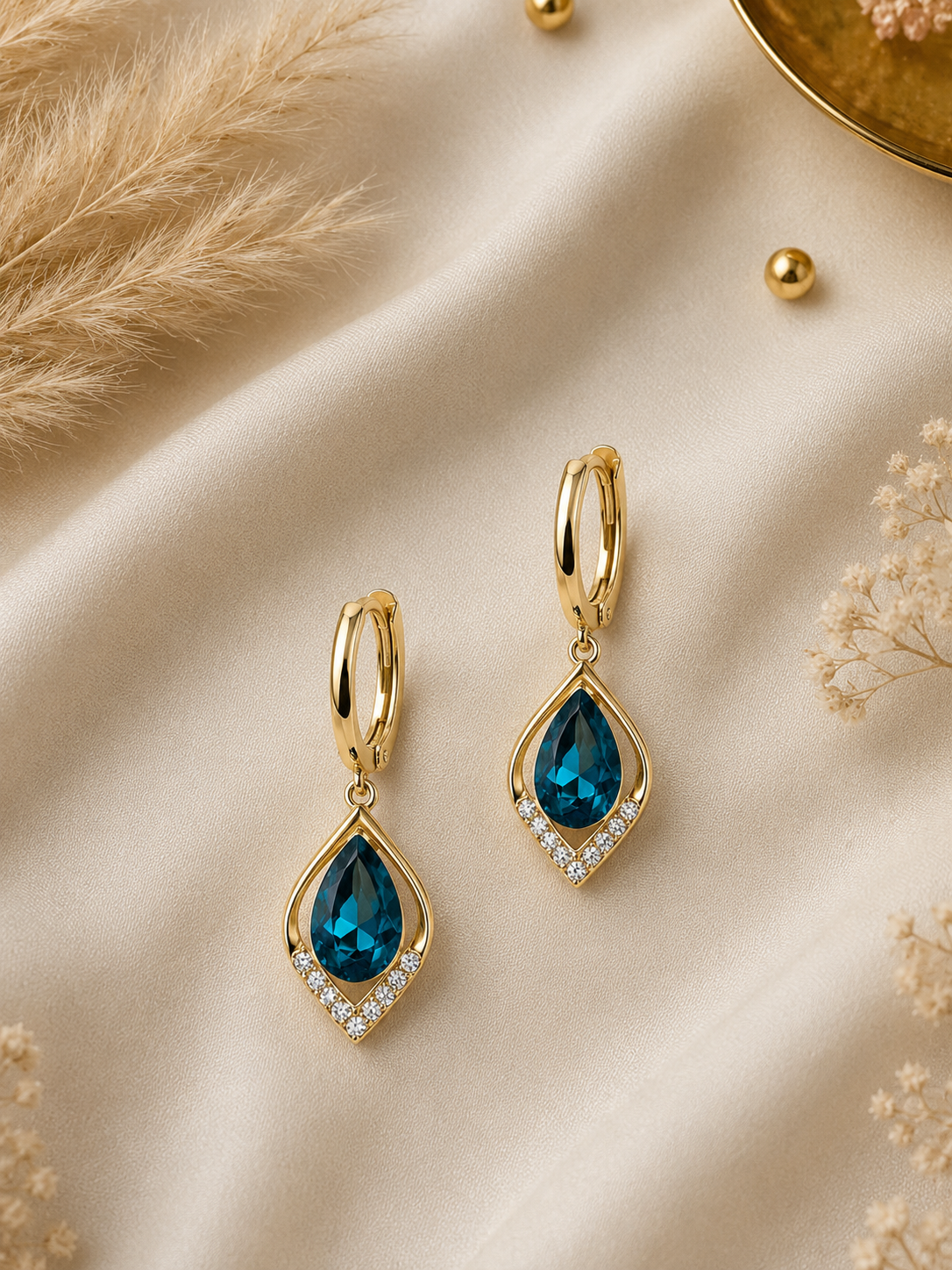 Pennon Drop Earrings