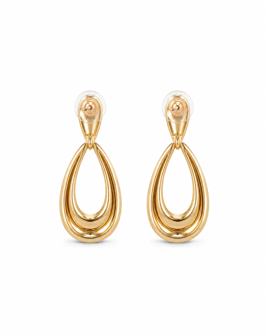 Swan Curve Earrings