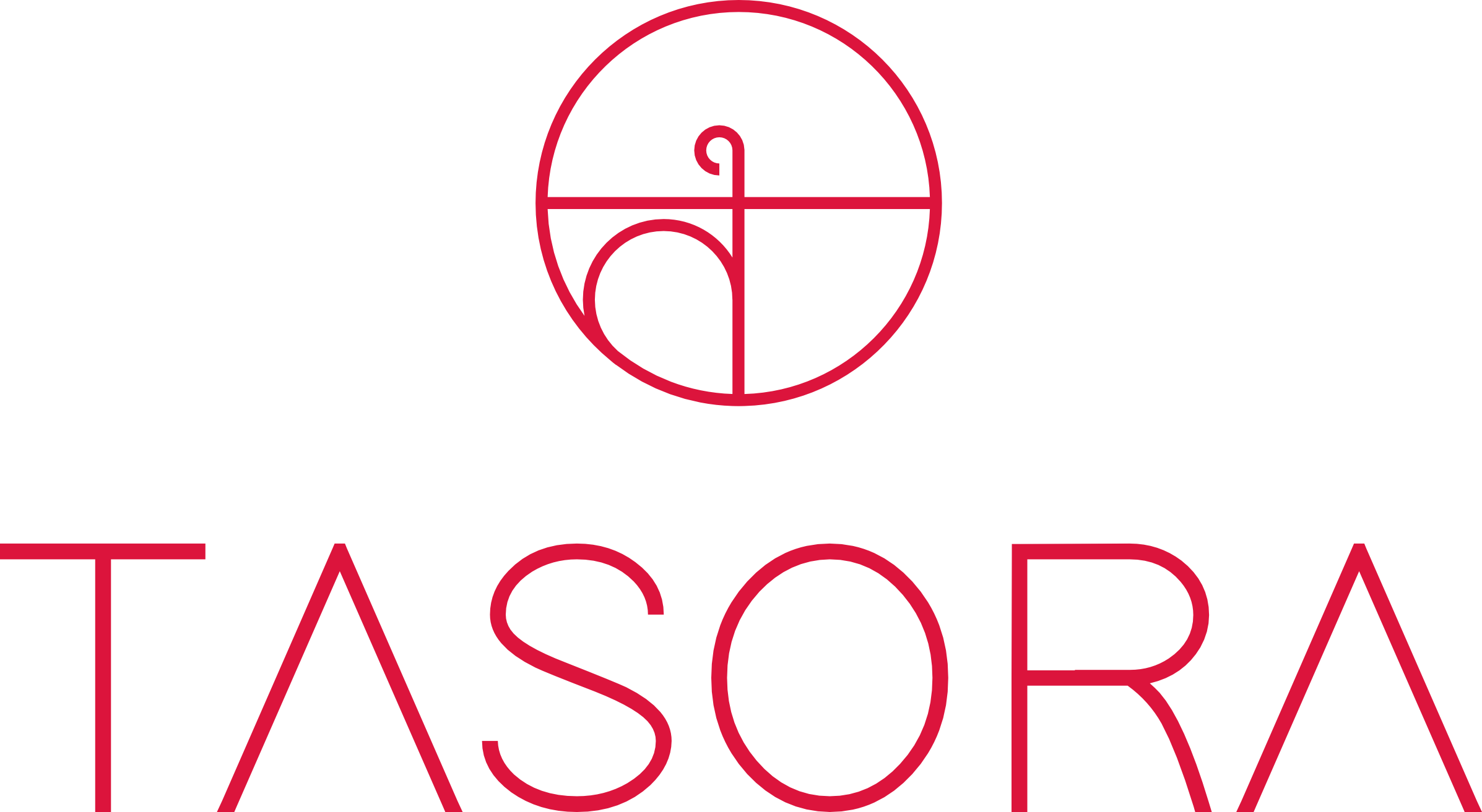 Red 'TASORA' logo on a white background
